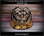 Dennis Gadgets: Exclusive Punk Hip Hop Rivets Spike Cap, Ophalen of Verzenden, Nieuw, One size fits all, Pet