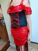 Spaanse jurk maat 38 / 40 en ook 36 zgan, Carnaval, Ophalen of Verzenden, Zo goed als nieuw, Kleding