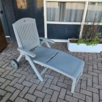 Hartman Ligstoel - Verstelbaar en Verrijdbaar, Tuin en Terras, Ophalen, Gebruikt, Kunststof, Verstelbaar