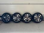 4x100 Peugeot 108 Bicolor 165 60 15 Banden & Velgen ZOMER, Gebruikt, 15 inch, Banden en Velgen, Ophalen of Verzenden