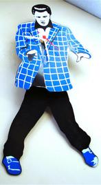 Elvis Presley Swinging wandklok, Verzamelen, Ophalen of Verzenden, Gebruikt, Gebruiksvoorwerp, Gesigneerd