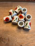 Mini kandelaartjes.  Klaprozen.  9 stuks.  Kerst., Ophalen of Verzenden