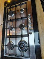 Pelgrim 6-pits gaskookplaat 90cm met wokbrander, Ophalen, Gebruikt, Inbouw, Gas