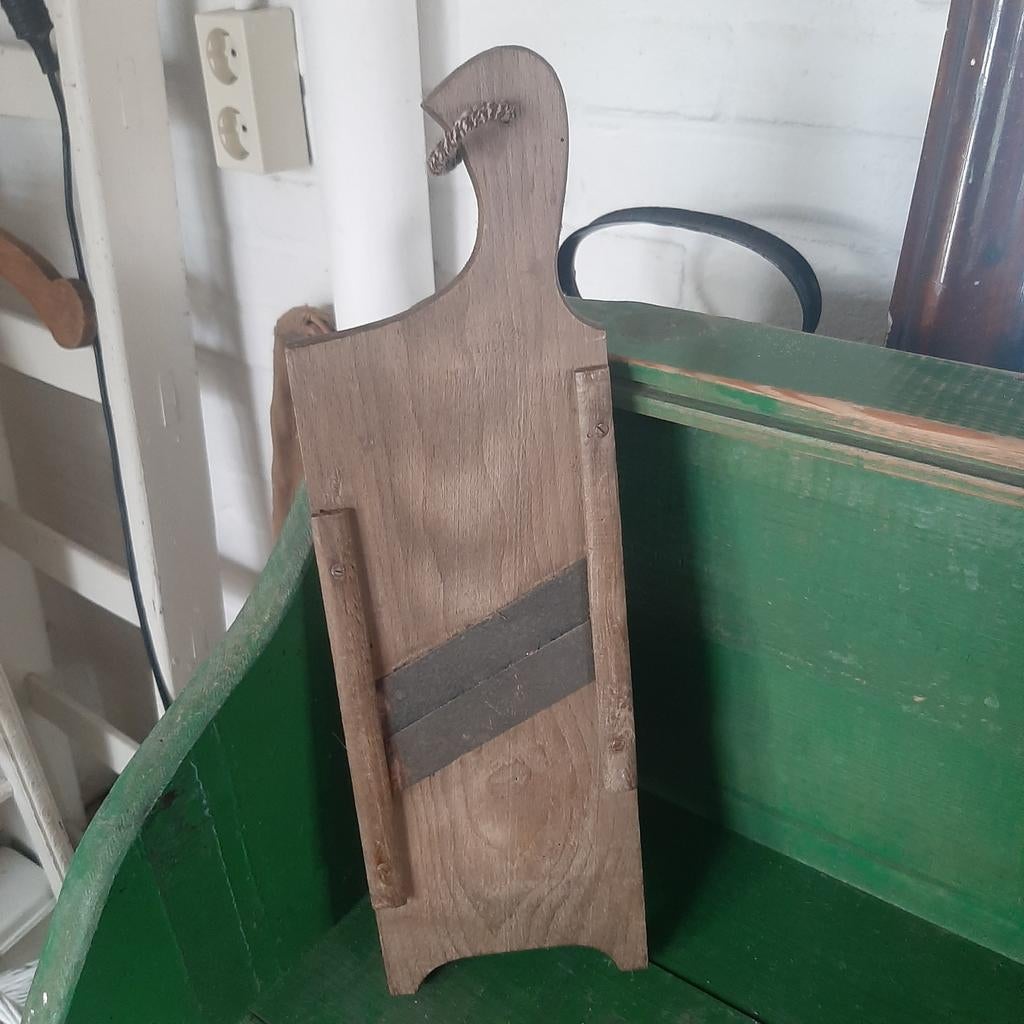 Oude houten koolschaaf, Antiek en Kunst, Ophalen of Verzenden