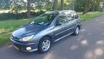 Peugeot 206 1.4 SW Nieuwe apk, ijskoude Airco️, Voorwielaandrijving, Zwart, 4 cilinders, Metallic lak