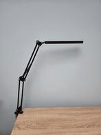 Zwarte bureaulamp met klem, Huis en Inrichting, Ophalen of Verzenden, Zo goed als nieuw, 75 cm of meer, Modern