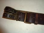 NANNI bruine metalen met leder riem, Echt leder, Ophalen of Verzenden, NANNI, Bruin