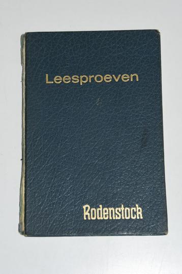 Oude Leesproeven Rodenstock opticien leeskaart beschikbaar voor biedingen