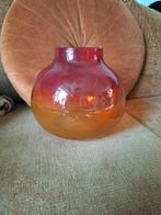 Leonardo Sidestep Vaas - 17 cm Breed Amber, Ophalen of Verzenden, Overige kleuren, Glas, Minder dan 50 cm