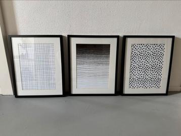 Ribba zwarte fotolijsten 50x40 cm | 3 stuks beschikbaar voor biedingen