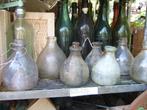 Antiek glas: bierfles fles wespenval vliegenval kogelfles, Antiek en Kunst, Ophalen