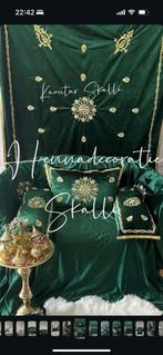 Henna deco mobra velvet groen, Kleding | Dames, Trouwkleding en Trouwaccessoires, Ophalen of Verzenden, Zo goed als nieuw, Groen