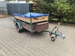 Enkelasser geremde aanhanger. Opknapper!, Auto diversen, Aanhangers en Bagagewagens, Ophalen, Gebruikt