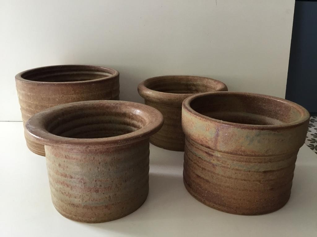 4 Fenne de Leeuwe Bloempotten ( in Hilversum ), Ophalen of Verzenden