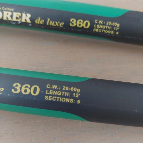 2 stuks Ultimate teamExplorer de luxe, Watersport en Boten, Hengelsport | Algemeen, Gebruikt, Werphengel, Ophalen