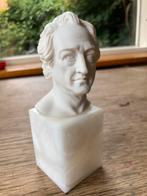 Buste Goethe biscuit marmer, Antiek en Kunst, Ophalen of Verzenden