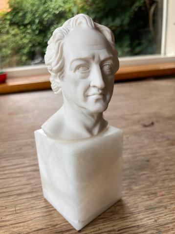Buste Goethe biscuit marmer beschikbaar voor biedingen