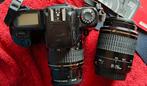 Wie wordt blij van een Canon EOS 1000FN + 2 lenzen?, Ophalen of Verzenden, Zo goed als nieuw, Spiegelreflex, Canon