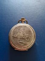 Antiek Zilveren Zakhorloge Remontoir Cylindre 6 Rubis, Ophalen, Zilver