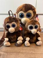 TY knuffelset Coconut aap met rugtasje, Kinderen en Baby's, Speelgoed | Knuffels en Pluche, Ophalen, Zo goed als nieuw, Overige typen