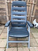 4 tuinstoelen van Jardin evt met tafel met glasplaat, Ophalen of Verzenden, Zo goed als nieuw, Kunststof, Inklapbaar
