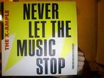 The x - ample - never let the music stop - 12 inch maxi, Cd's en Dvd's, Vinyl Singles, Ophalen of Verzenden, Zo goed als nieuw