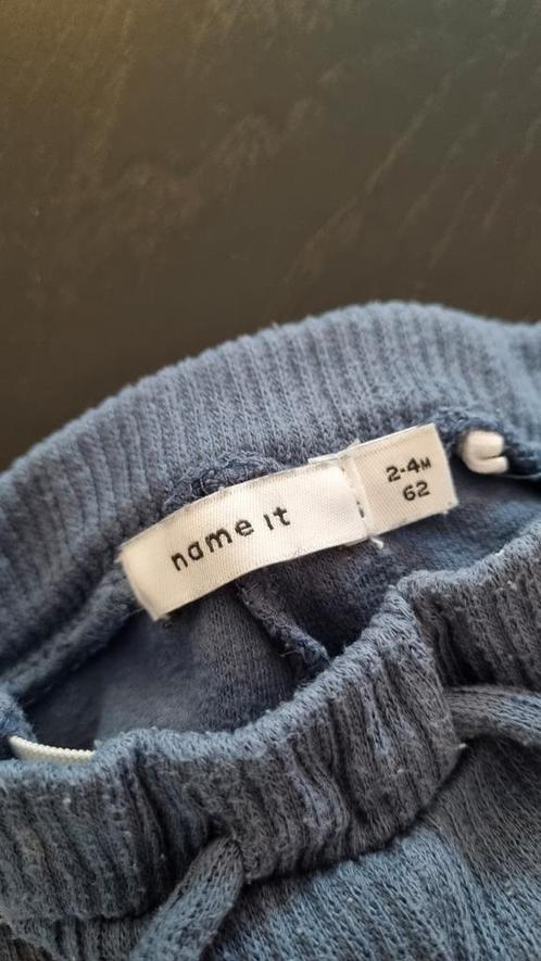 Name it blauw setje met broek en truitje maat 62, Kinderen en Baby's, Babykleding | Maat 62, Gebruikt, Jongetje, Setje, Ophalen of Verzenden