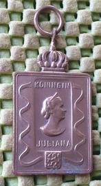 Koningin Juliana -" Irene " Wierden 14-4-1951 - 15-25 km., Ophalen of Verzenden, Brons, Nederland