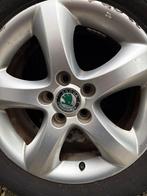 Skoda Winterbanden met Velgen 15 inch, Ophalen, Gebruikt, 15 inch, Banden en Velgen