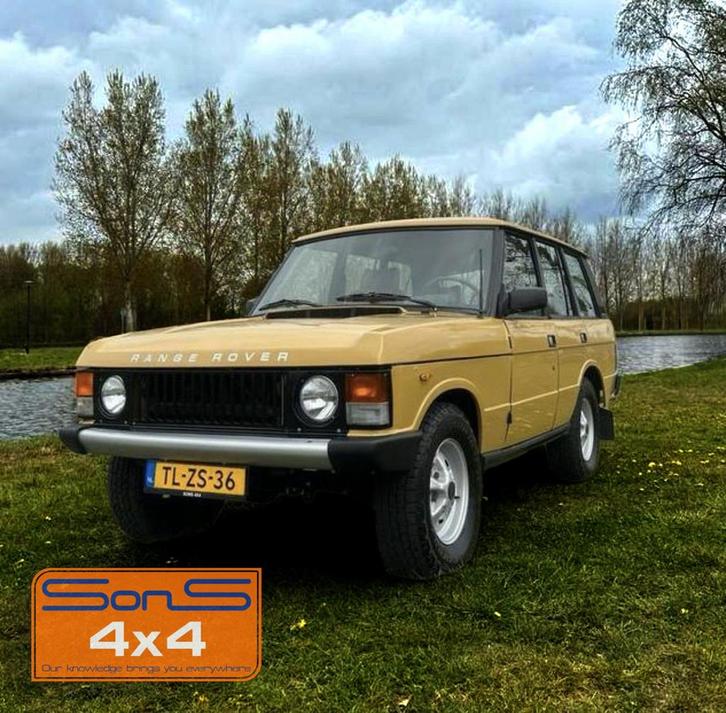 Bijzondere Land Rover 1983 Classic - Bahama gold, Auto's, Rover, Particulier, 4x4, Airconditioning, Elektrische ramen, Lederen bekleding