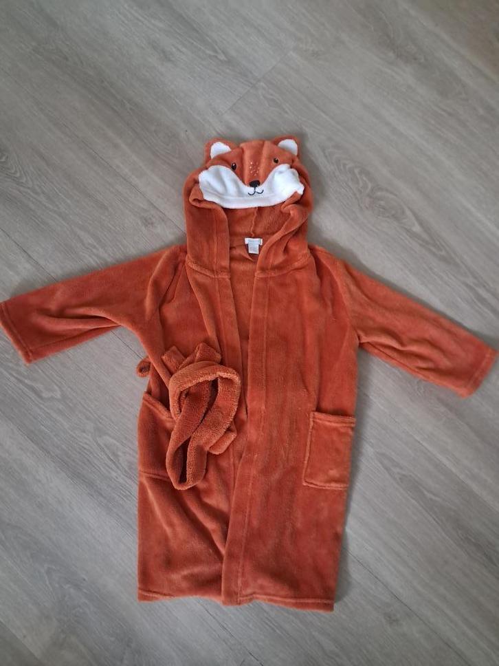 Leuke en zachte vossenbadjas maat 110/116, Kinderen en Baby's, Kinderkleding | Maat 110, Zo goed als nieuw, Jongen of Meisje, Overige typen