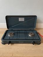 Kampeer gasstel 2-pits + gasfles, Caravans en Kamperen, Kampeeraccessoires, Ophalen of Verzenden, Zo goed als nieuw