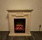 El Fuego Italia Elektrische Haard met Schouw - Antiek Wit, Ophalen, Zo goed als nieuw, Vrijstaande haard, Elektrische haard