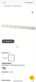 IKEA Komplement Uittrekbare Multihanger - Wit, Huis en Inrichting, Woonaccessoires | Kapstokken, Ophalen of Verzenden