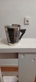 Ierse tinnen bekertje keltisch design, Ophalen of Verzenden