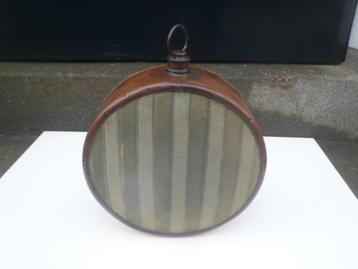 koperen KRUIK rond 23 x 25,5 cm VOETENKRUIK WATERKRUIK koper beschikbaar voor biedingen