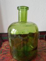 Prachtige grote oude groene fles, Antiek en Kunst, Antiek | Glas en Kristal, Verzenden