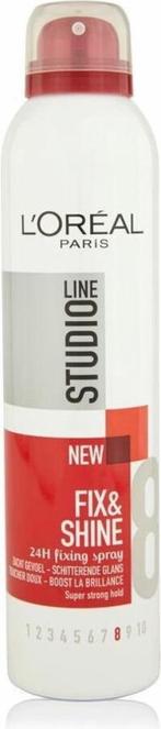 4X L'Oréal Paris Studio Line Fix & Shine Haarspray - 250 ml, Sieraden, Tassen en Uiterlijk, Uiterlijk | Haarverzorging, Nieuw