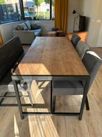 Eettafel / eventueel met rest inboedel, Ophalen, Gebruikt, 200 cm of meer, 50 tot 100 cm