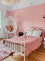 Koopje Bed wit - meegroei Ikea Spijlenbed wit - gebruikt, Huis en Inrichting, 90 cm, Eenpersoons, Wit, Ophalen of Verzenden