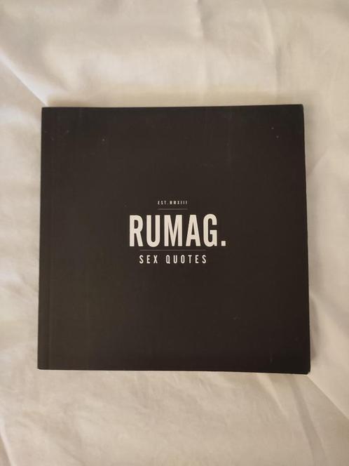 Rumag - Seks quotes, Boeken, Humor, Zo goed als nieuw, Anekdotes en Observaties, Ophalen