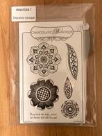 Chocolate baroque mandala 1, Ophalen of Verzenden, Zo goed als nieuw, EZ-mounted stempel