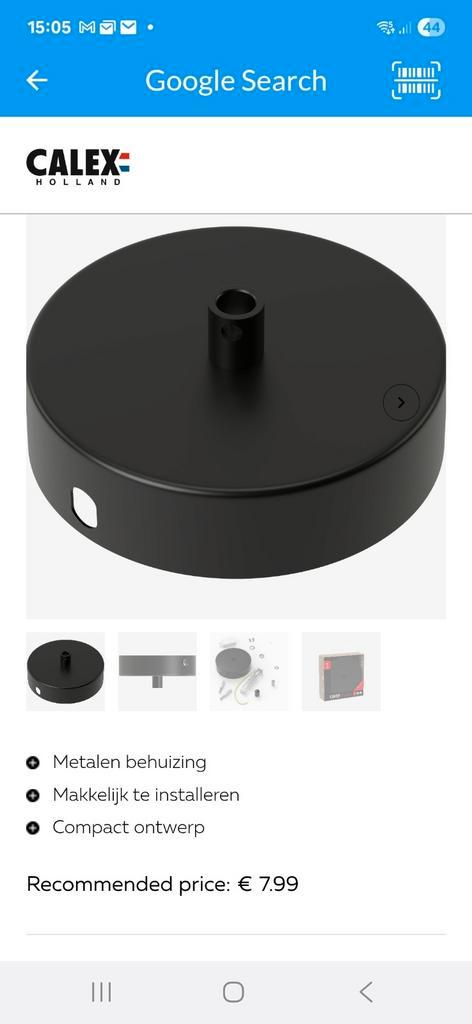 Calex plafondplaat 10 cm NIEUW ! (5x), Doe-het-zelf en Verbouw, Elektra en Kabels, Nieuw, Overige typen, Ophalen of Verzenden