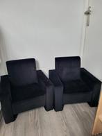 Twee jamie kinder fauteuils velvet zwart, Huis en Inrichting, Fauteuils, Ophalen, Zo goed als nieuw, Kunststof, 50 tot 75 cm