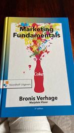 Bronis Verhage - Marketing fundamentals, Ophalen of Verzenden, Zo goed als nieuw, Economie en Marketing, Bronis Verhage; Marjolein Visser