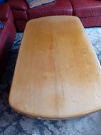 Massief Eiken Salon Tafel - Handgemaakt, Ophalen, Gebruikt, Eikenhout, Landelijk