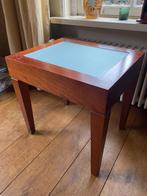 2 kersenhouten bijzettafels, Huis en Inrichting, Gebruikt, 55 tot 75 cm, Rechthoekig, Hout