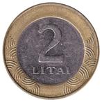 Munt, Litouwen, 2 Litai, 2002, Ophalen of Verzenden, Overige landen, Losse munt