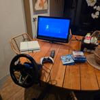 Te koop playstation PS4 met tv Racestuur en Spellen, Ophalen, Zo goed als nieuw, Controller, PlayStation 4