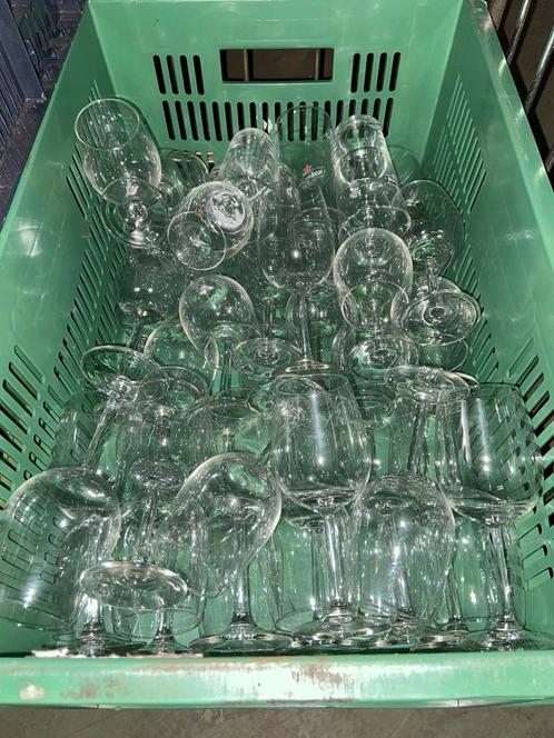 Glazen wijn bier en champagne veel 🥂, Verzamelen, Glas en Borrelglaasjes, Gebruikt, Bierglas, Ophalen
